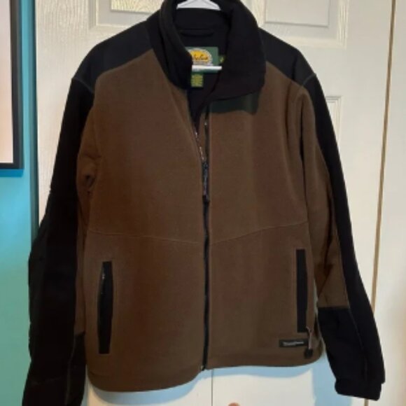 Cabelas Men's Brown and Black Jacket Size Medium - Picture 1 of 4